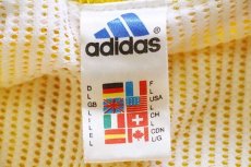 画像4: 90s adidasアディダス トレフォイル ビッグロゴ ナイロン ショートパンツ 黄 L★ショーツ (4)