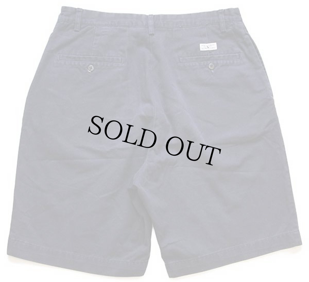 画像2: 90s ポルトガル製 ポロ ラルフローレン コットン チノ ショートパンツ 紺 33★ショーツ (2)