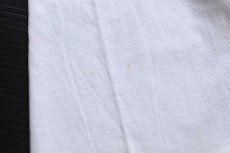 画像6: デッドストック★90s USA製 NUTMEG 無地 レイヤードネック&スリーブ コットンTシャツ 白×濃赤 XL (6)