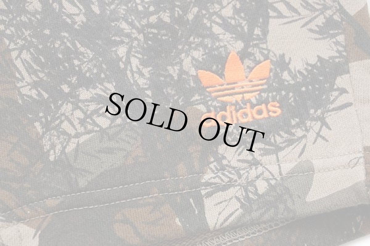 画像5: adidasアディダス トレフォイル ロゴ刺繍 迷彩柄 コットン スウェット ショートパンツ S★ショーツ (5)