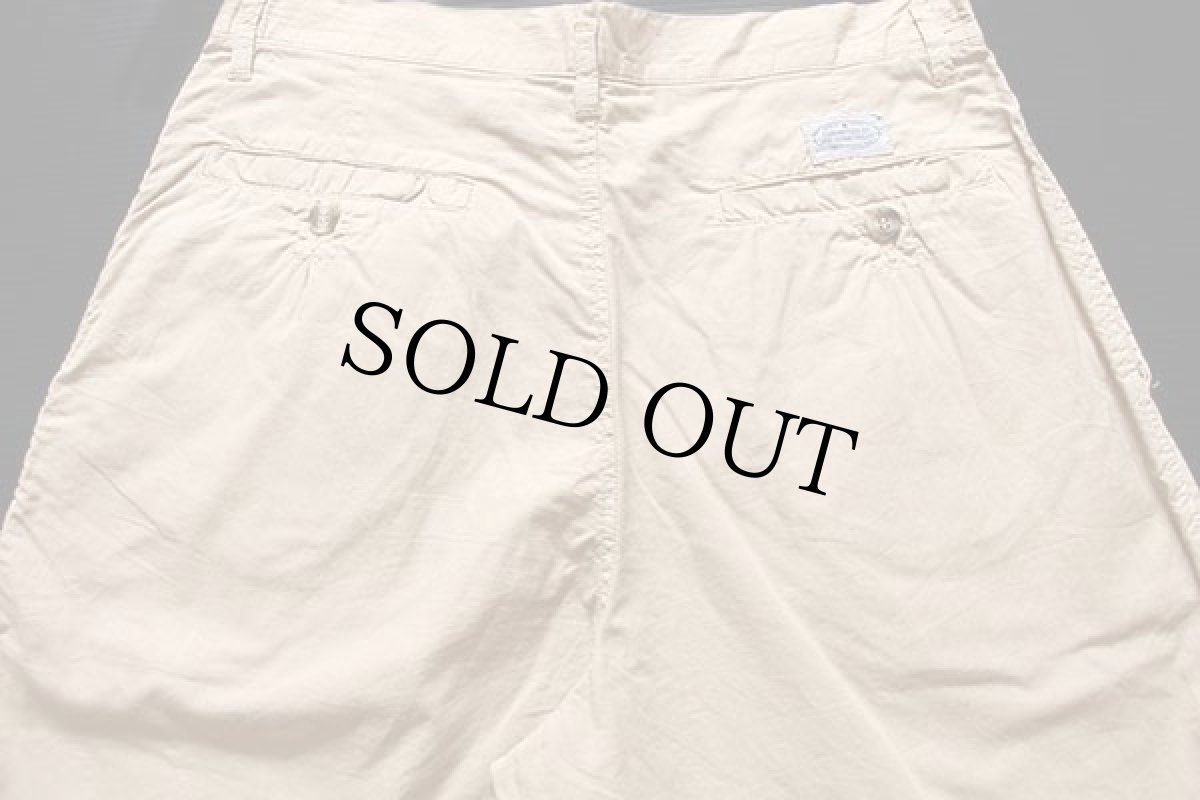 画像5: 90s イタリア製 Levi'sリーバイス サドルマン刺繍 ワンタック コットンポプリン パンツ カーキ w30★ユーロ (5)