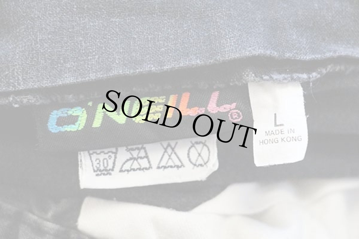 画像4: 90s O'NEILLオニール コットン ショートパンツ 炭黒 L★ショーツ (4)