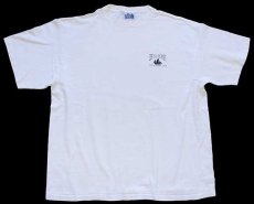 画像2: 90s USA製 LIFE IS A JOURNEY NOT A GUIDED TOUR 両面プリント ヘビー コットンTシャツ 白 L (2)