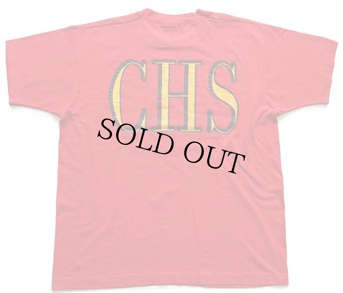 画像3: 90s USA製 インディアンヘッド CHS Tシャツ 赤 XL (3)