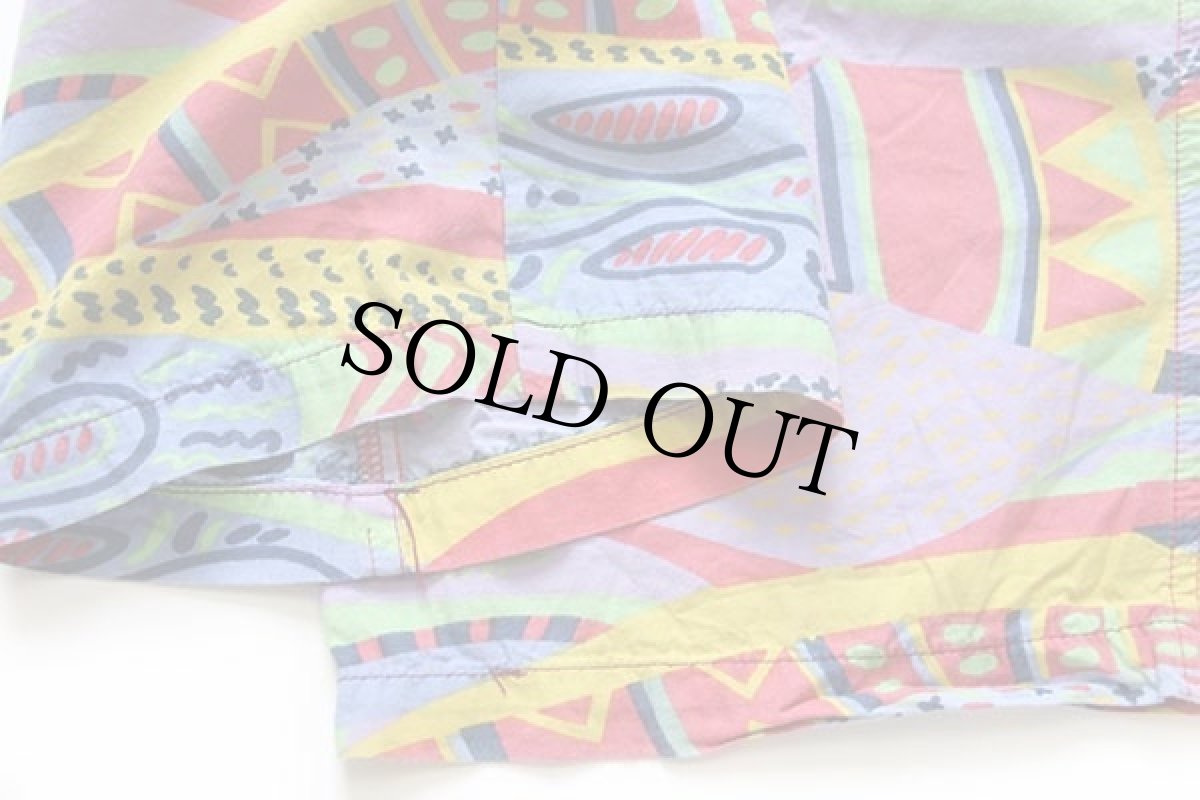 画像7: 90s CARRERA 全面 アート コットン イージーパンツ w34 (7)