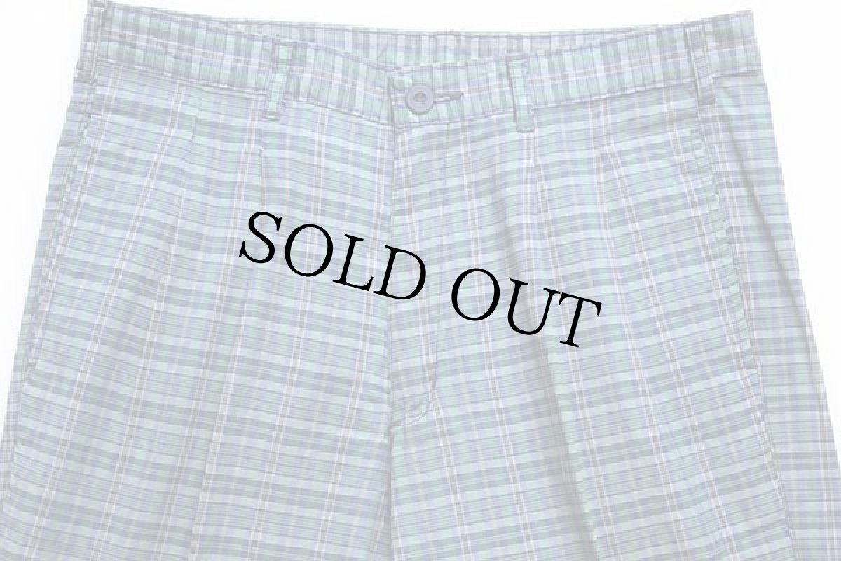 画像4: 90s イタリア製 RIFLE チェック ツータック スラックス コットン×ポリエステルパンツ w34 (4)