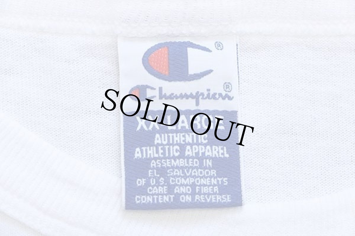 画像4: 90s Championチャンピオン ATLANTA 1996 Olympicオリンピック 刺繍 コットンTシャツ 白 XXL★特大 (4)