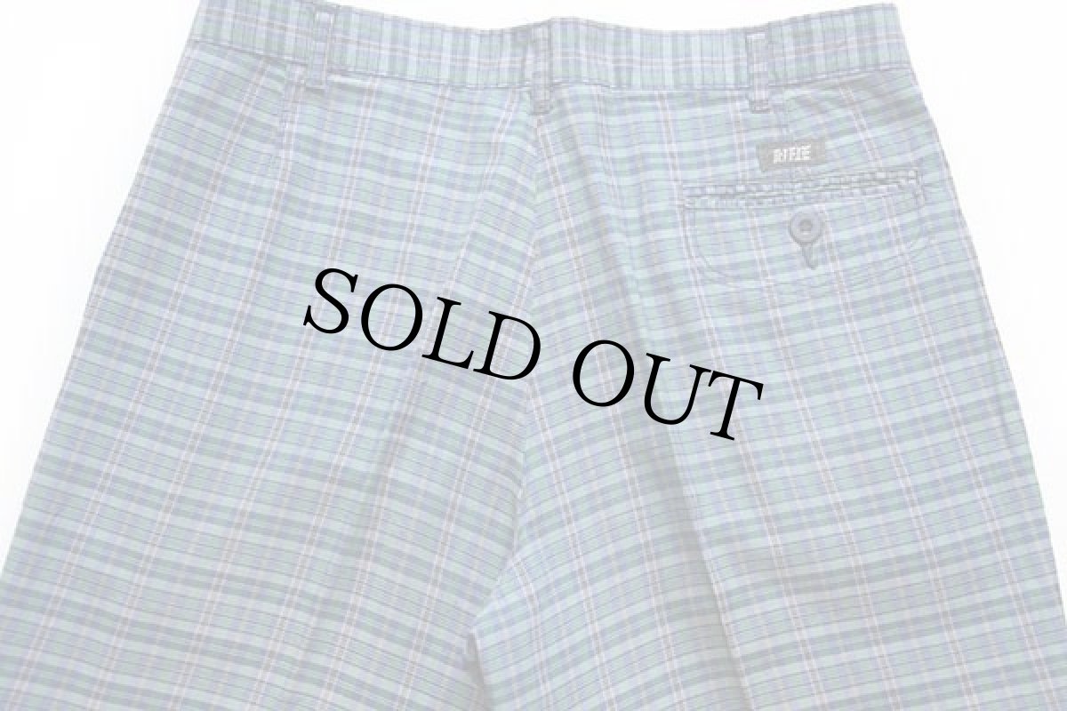 画像5: 90s イタリア製 RIFLE チェック ツータック スラックス コットン×ポリエステルパンツ w34 (5)