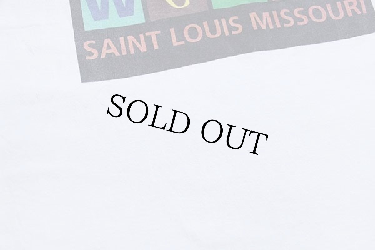 画像6: 90s SHOW ME HOW TO LIVE WCNA 26 SAINT LOUIS MISSOURI アート コットンTシャツ 白 XL (6)
