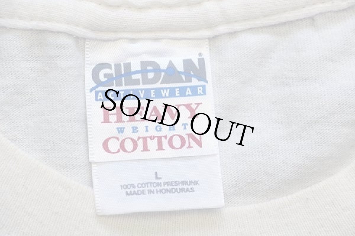 画像4: 00s FAMU RATTLER STRiKE! スネーク コットンTシャツ 生成り L (4)