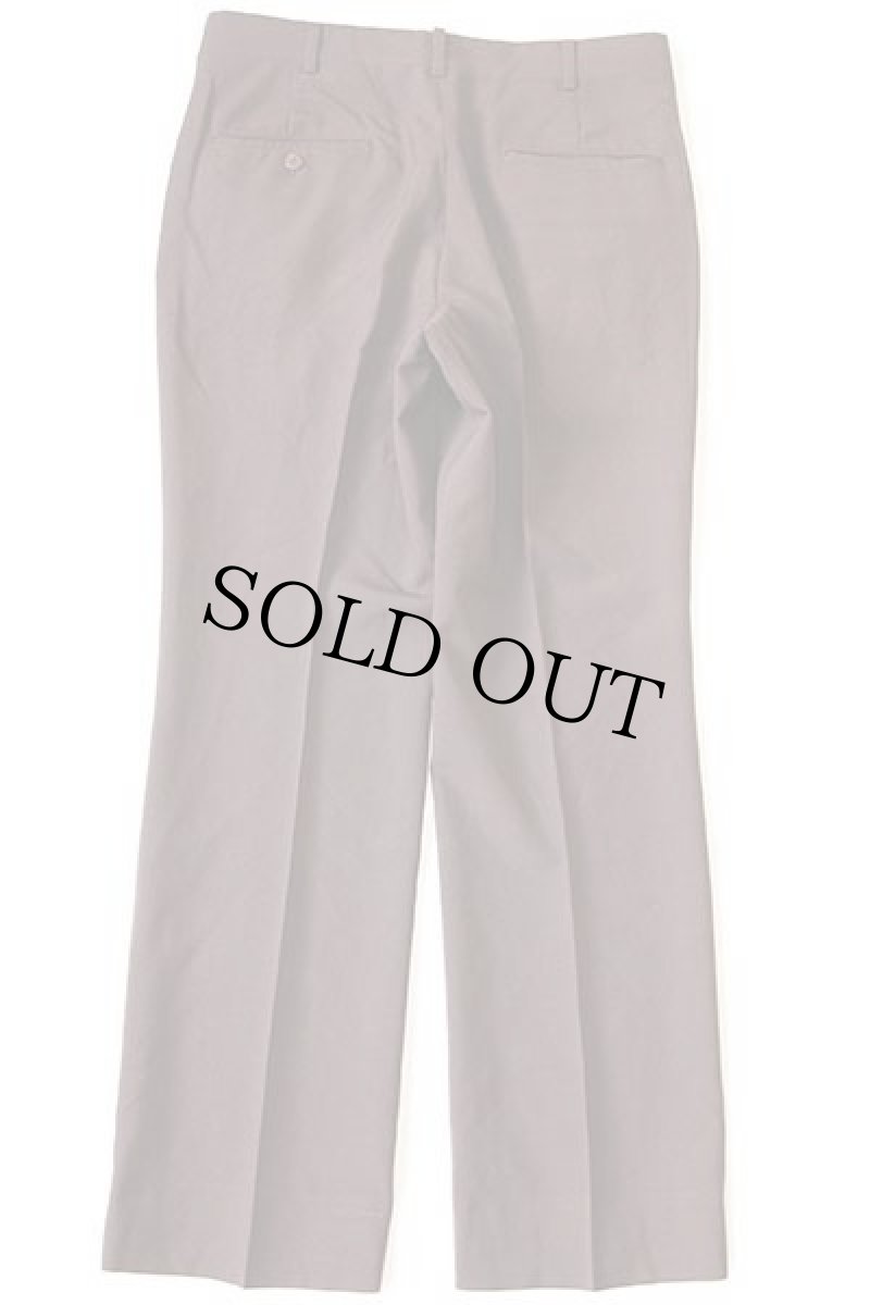 画像3: 70s Juster's 無地 スラックス パンツ 焦げ茶 w32 (3)