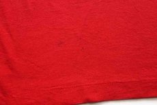 画像7: 90s USA製 インディアンヘッド CHS Tシャツ 赤 XL (7)