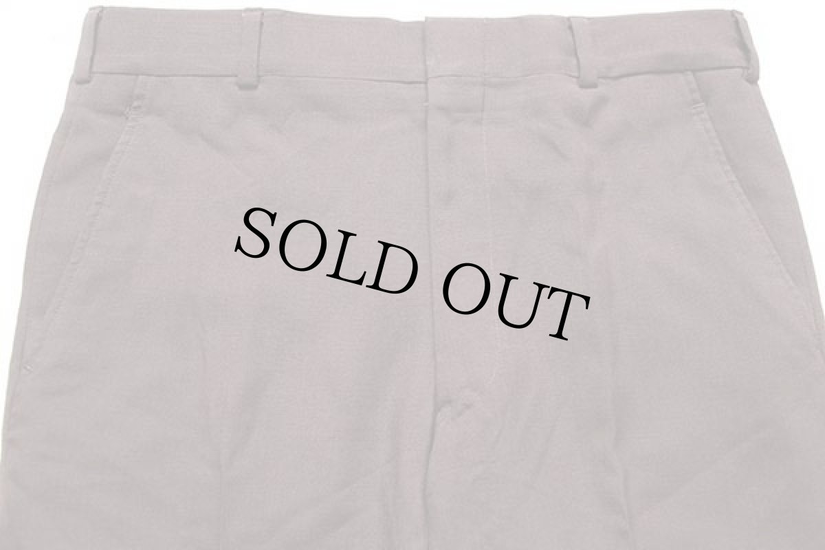 画像4: 70s Juster's 無地 スラックス パンツ 焦げ茶 w32 (4)