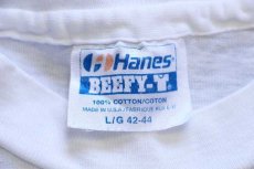 画像4: 90s USA製 Hanes CHICAGO EXPRESSIONS コットンTシャツ 白 L (4)