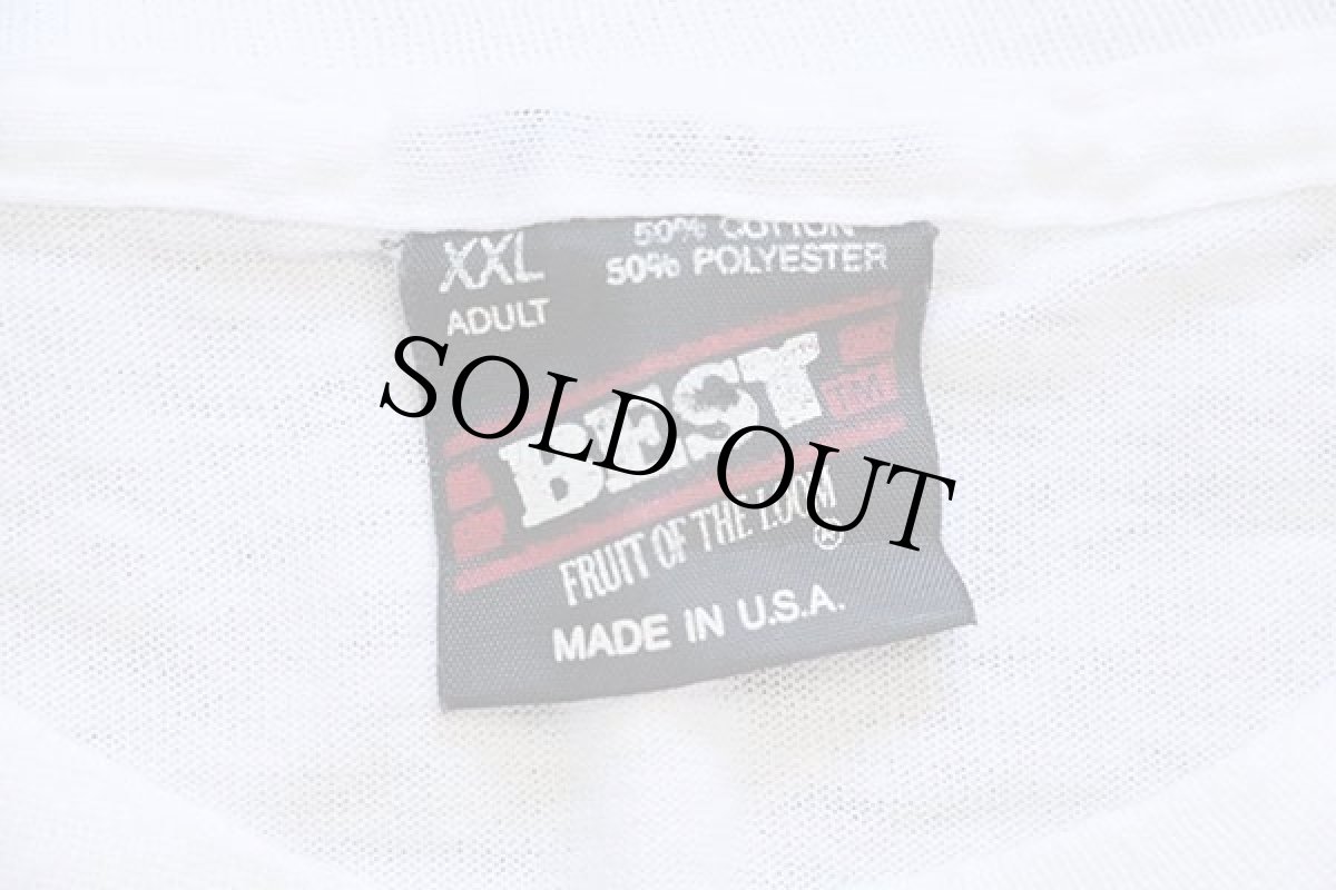 画像4: 90s USA製 I AM THE Driver! スクールバス メッセージ Tシャツ 白 XXL★特大 (4)