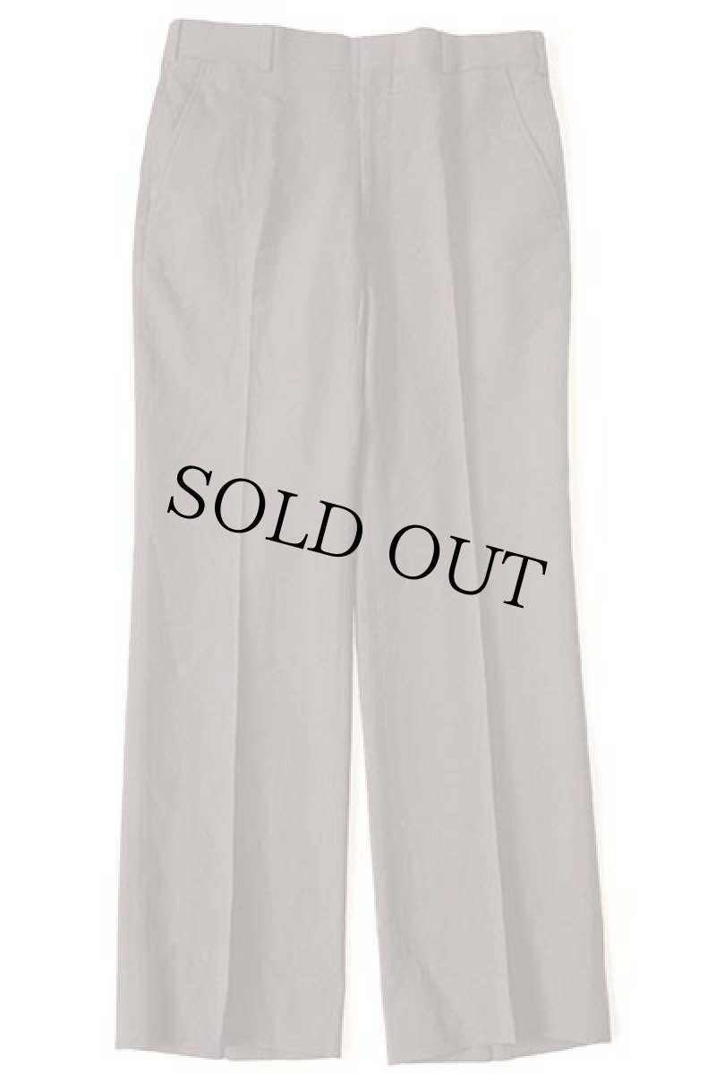 画像2: 70s Juster's 無地 スラックス パンツ 焦げ茶 w32 (2)