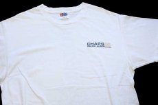 画像3: 90s USA製 CHAPS RALPH LAUREN 96 ラルフローレン 両面プリント コットンTシャツ 生成り L (3)