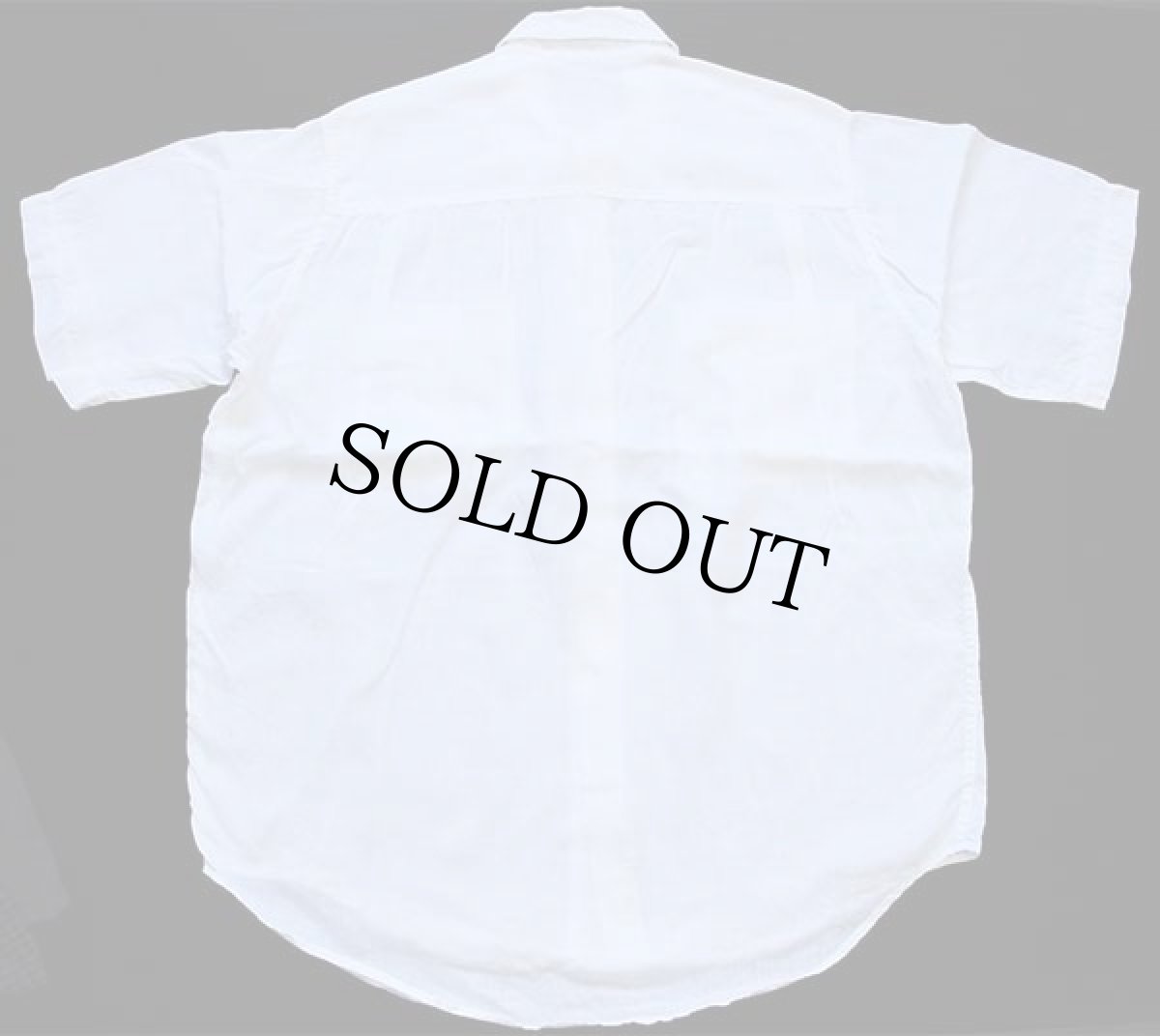 画像2: 90s Henry Cotton's 無地 半袖 ラミーシャツ 白 42 (2)