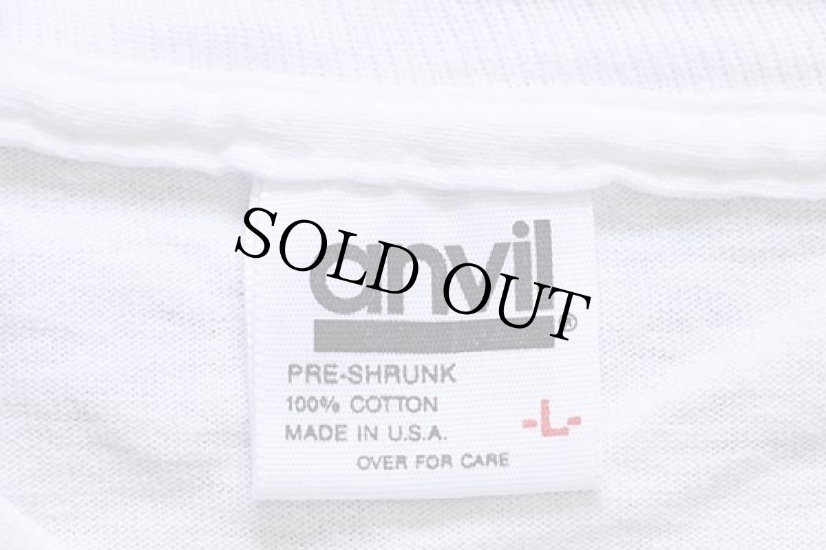 画像4: 90s USA製 CHEESE BURGER IN PARADISE Maui コットンTシャツ 白 L (4)