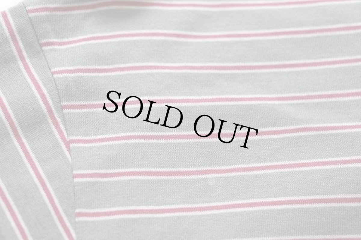 画像6: 80s フランス製 CHEMISE LACOSTE ラコステ ボーダー コットン ポロシャツ 5 (6)