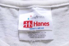 画像5: 90s Hanes NASCAR Kellogg's CORN FLAKES Racing 両面プリント コットンTシャツ 白 L (5)