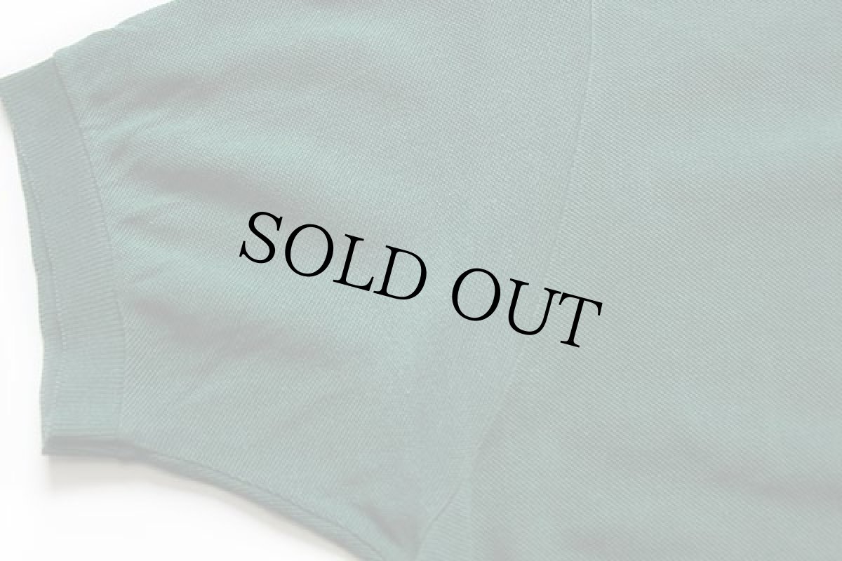 画像5: 70s フランス製 CHEMISE LACOSTE ラコステ ワンポイント コットン 鹿の子 ポロシャツ 緑 7★138 (5)