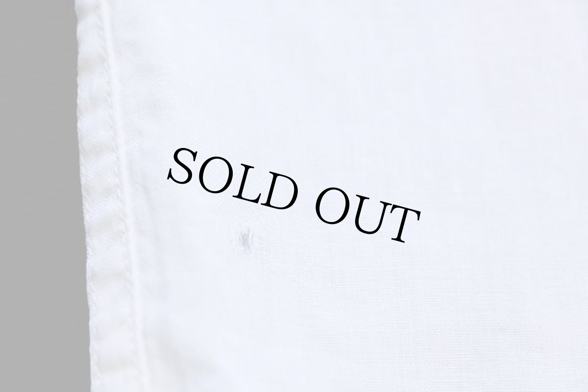 画像7: 90s Henry Cotton's 無地 半袖 ラミーシャツ 白 42 (7)