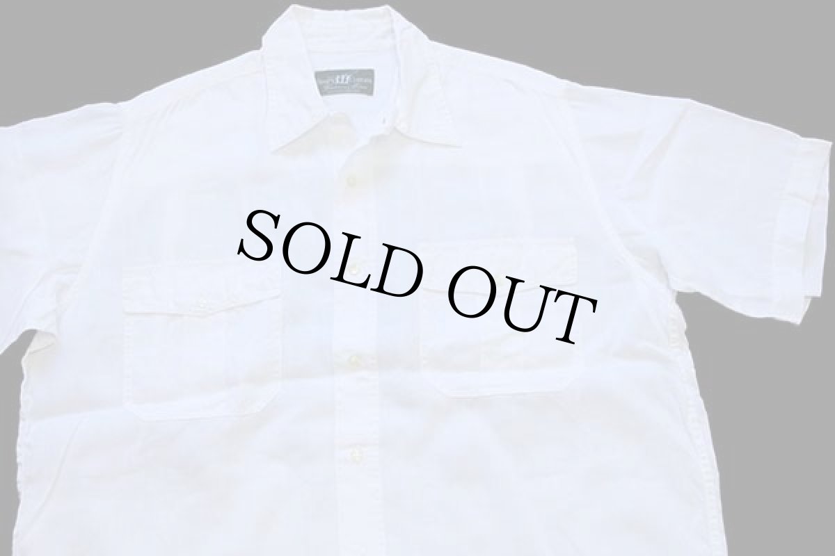 画像3: 90s Henry Cotton's 無地 半袖 ラミーシャツ 白 42 (3)