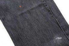 画像8: 90s USA製 Levi'sリーバイス 501 ブラック デニムパンツ ペンキ飛び w34 L34 (8)