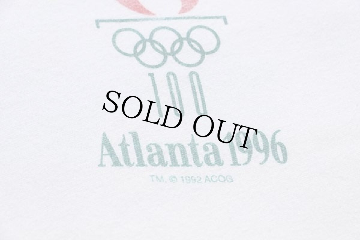 画像4: 90s Hanes Atlanta 1996 OLYMPICオリンピック 国旗 両面プリント コットンTシャツ 白 L (4)