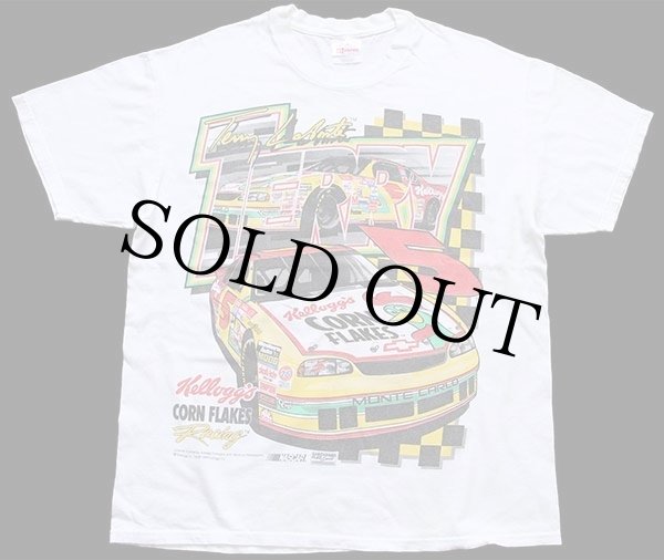 90s Hanes NASCAR Kellogg's CORN FLAKES Racing 両面プリント