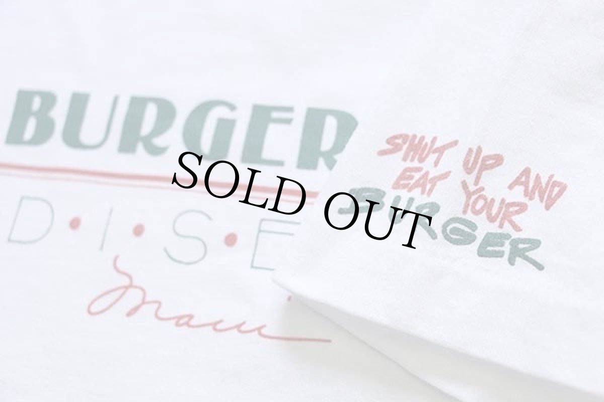 画像5: 90s USA製 CHEESE BURGER IN PARADISE Maui コットンTシャツ 白 L (5)