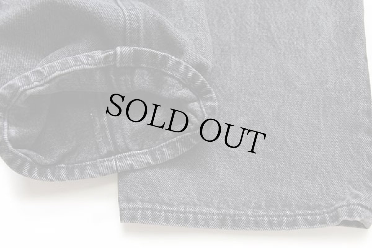 画像9: 90s USA製 Levi'sリーバイス 501 ペンキ飛び ブラック デニムパンツ W34 L34 (9)