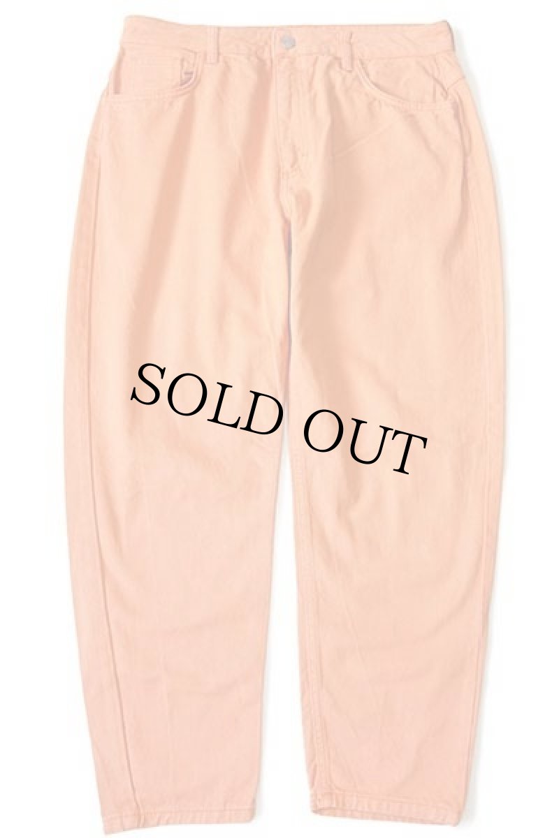 画像2: トルコ製 RECLAIMED VINTAGE テーパード カラーデニムパンツ オレンジ w34 (2)