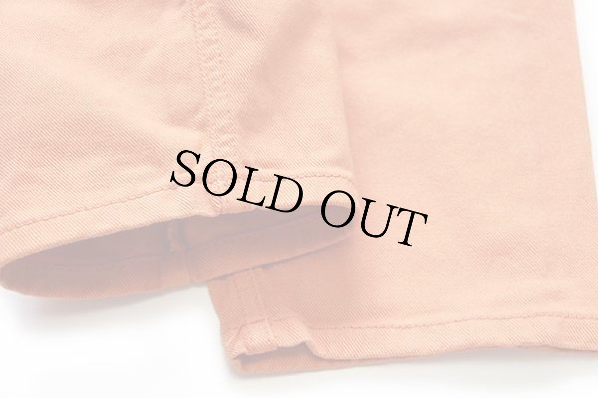 画像7: トルコ製 RECLAIMED VINTAGE テーパード カラーデニムパンツ オレンジ w34 (7)