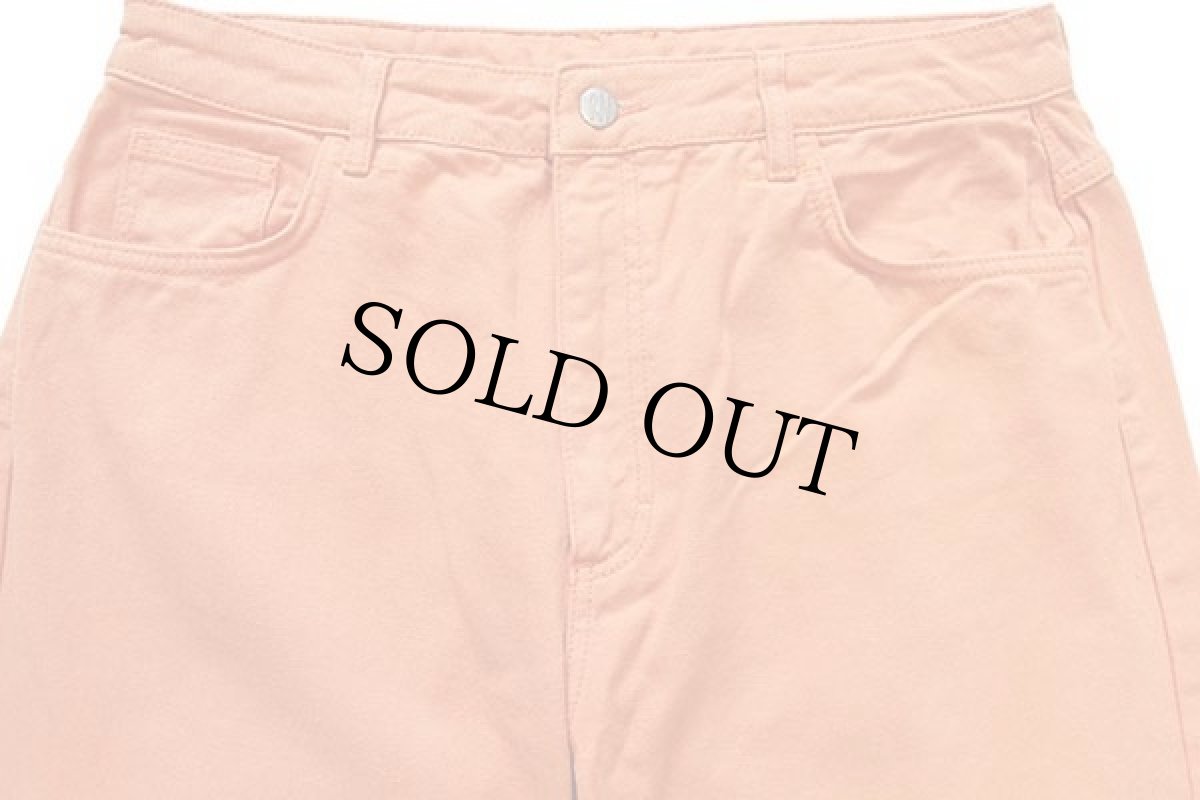 画像4: トルコ製 RECLAIMED VINTAGE テーパード カラーデニムパンツ オレンジ w34 (4)