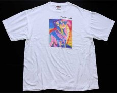 画像2: 90s Colorado ドッグ アート コットンTシャツ 白 XL (2)