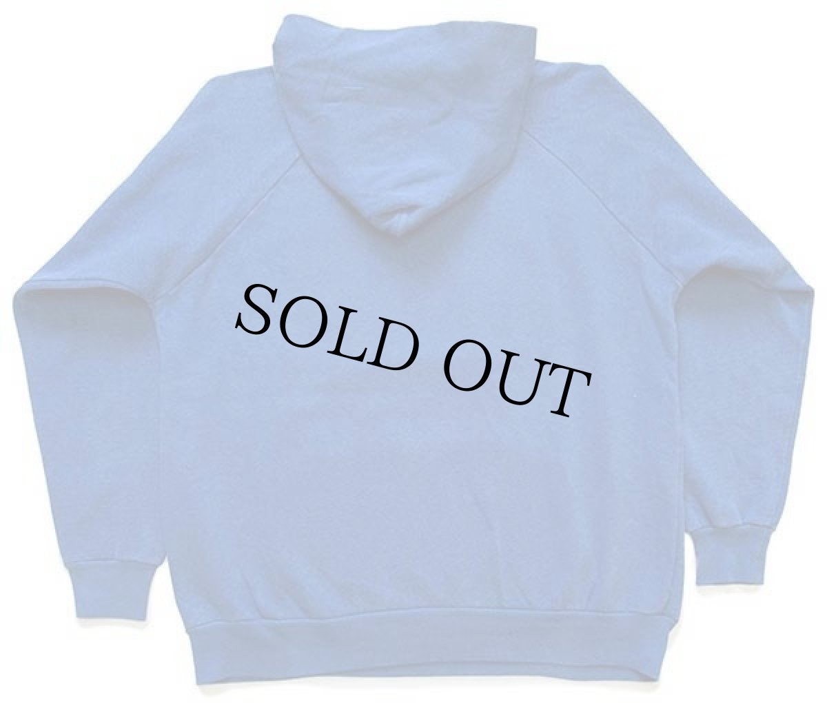 画像2: 80s USA製 NFL GIANTS アメフト ひび割れプリント スウェットパーカー 薄青 L (2)