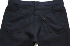 画像5: 90s USA製 Levi'sリーバイス 517 ポリエステルパンツ 黒 w33 L34★スタプレ (5)