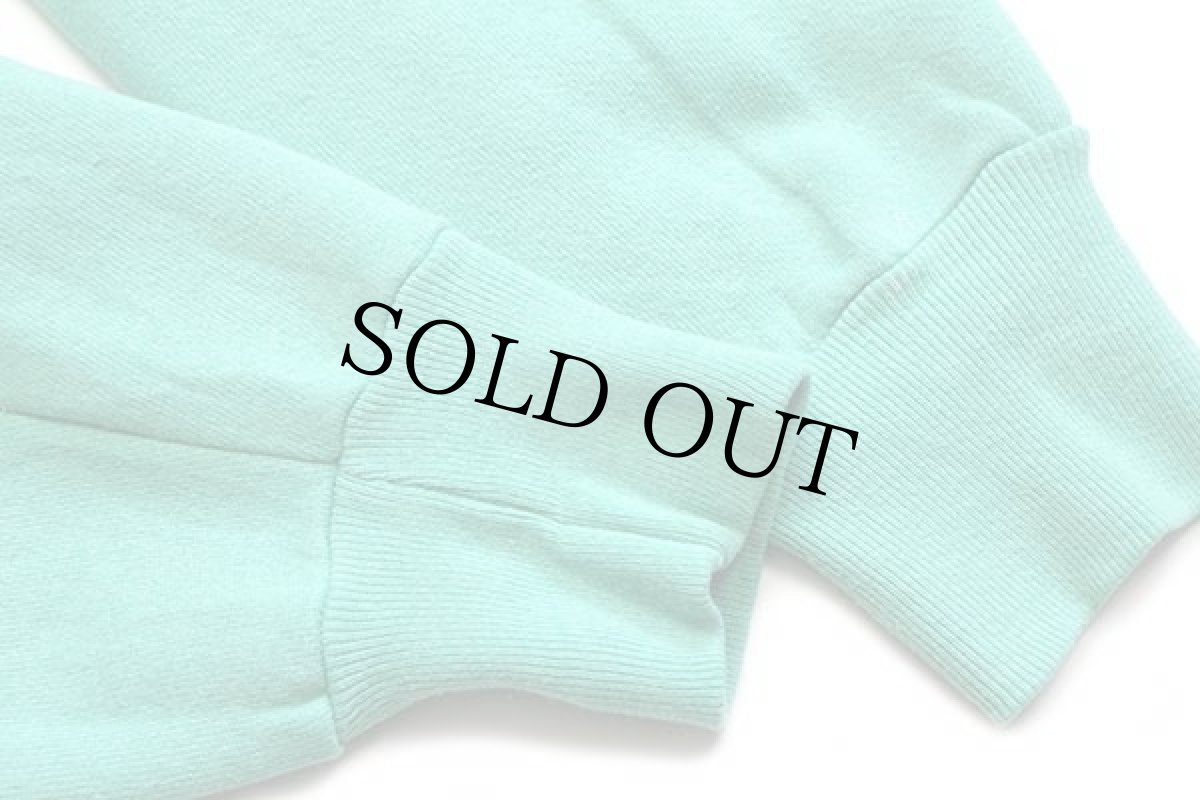 画像7: 80s USA製 Healthknit MOYER'S IRELAND スウェット ライトグリーン L (7)