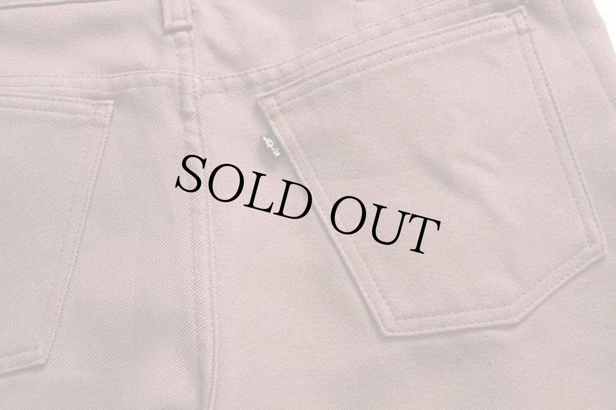 画像5: 90s USA製 Levi'sリーバイス 517 ポリエステルパンツ チョコレート w36 L31★スタプレ (5)