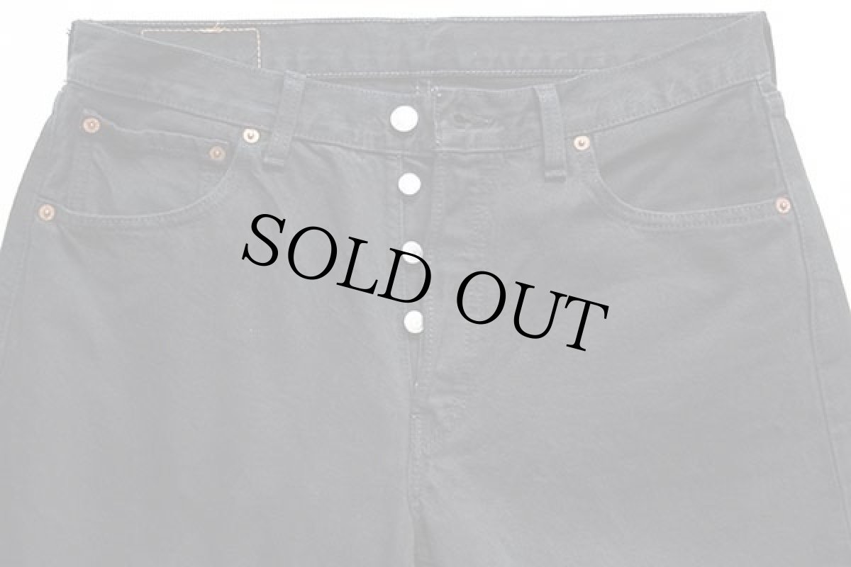 画像4: 00s トルコ製 Levi'sリーバイス 501 後染め ブラック デニムパンツ w34★ユーロ (4)