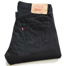 画像1: 00s トルコ製 Levi'sリーバイス 501 ブラック デニムパンツ 後染め w34★ユーロ (1)