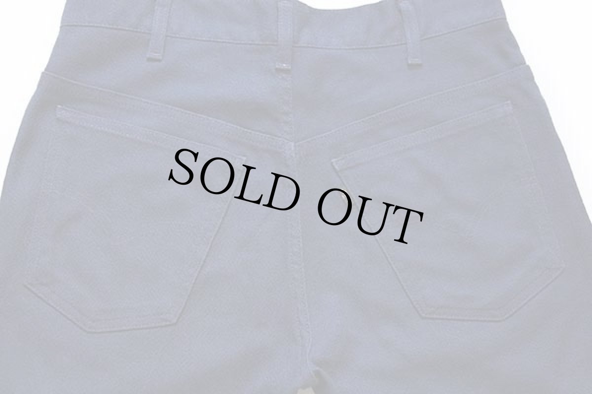 画像5: 90s イタリア製 Levi'sリーバイス 566 STA-PRESTスタプレ ツイルパンツ 紺 w32 L34★ユーロ (5)