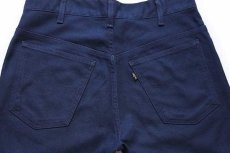 画像5: 90s イタリア製 Levi'sリーバイス 566 STA-PRESTスタプレ ツイルパンツ 紺 w32 L34★ユーロ (5)