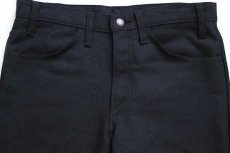 画像4: 90s USA製 Levi'sリーバイス 517 ポリエステルパンツ 黒 w33 L34★スタプレ (4)