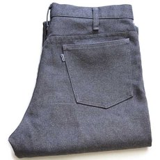 画像1: 80s USA製 Levi'sリーバイス 517 ポリエステルパンツ グレー w36★スタプレ (1)