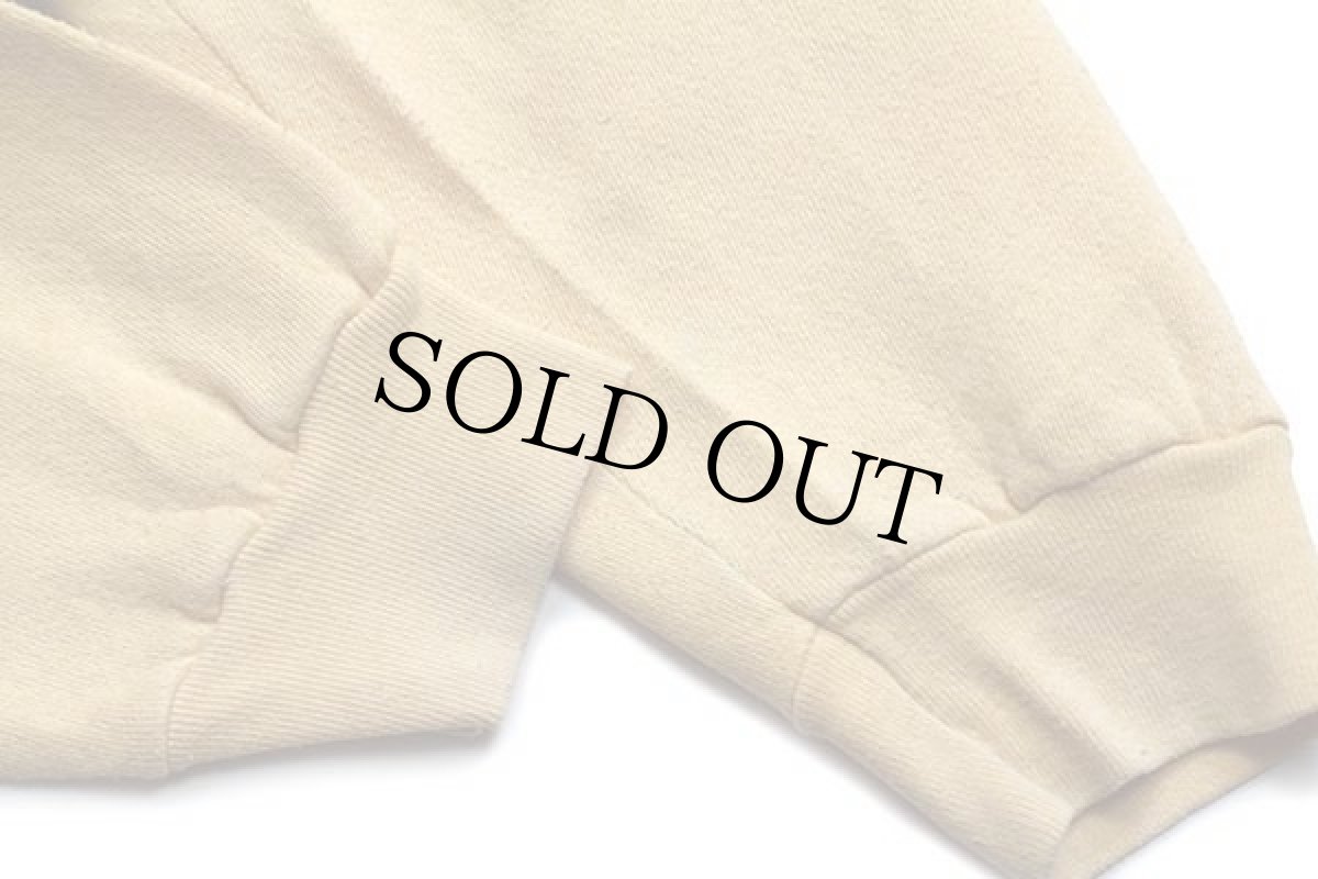 画像6: 90s MICHIGAN STATE SPARTANS ひび割れプリント ツートン 切り替え スウェット 赤茶×マスタード (6)