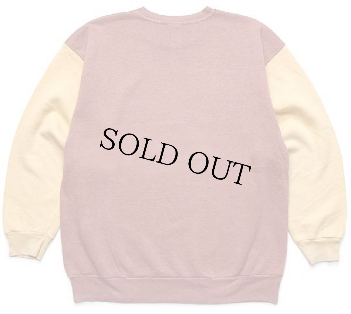 画像2: 90s MICHIGAN STATE SPARTANS ひび割れプリント ツートン 切り替え スウェット 赤茶×マスタード (2)