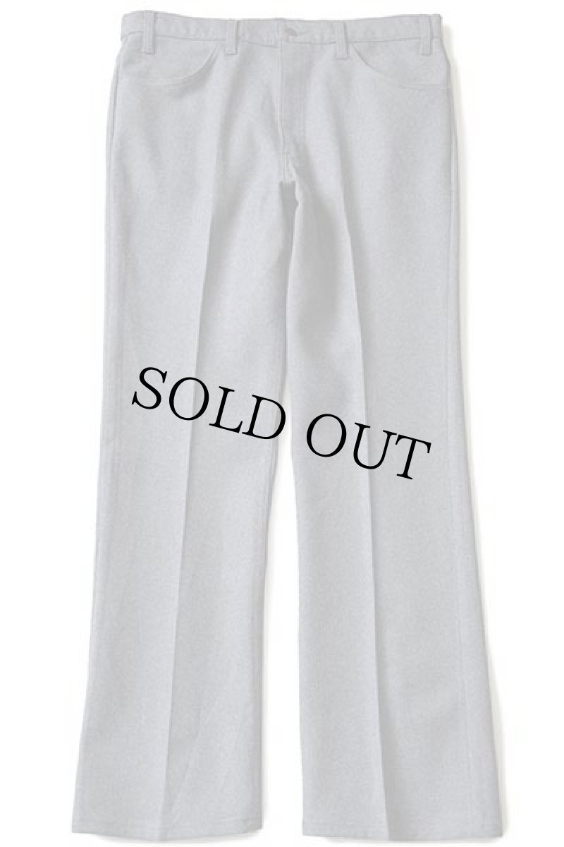 画像2: 90s USA製 Levi'sリーバイス 517 ポリエステルパンツ グレー w36 L31★スタプレ (2)